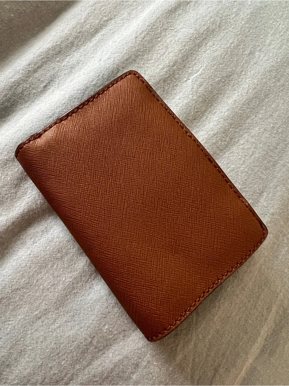 Michael Kors Tan Camel Saffiano Leather Wallet Bifold